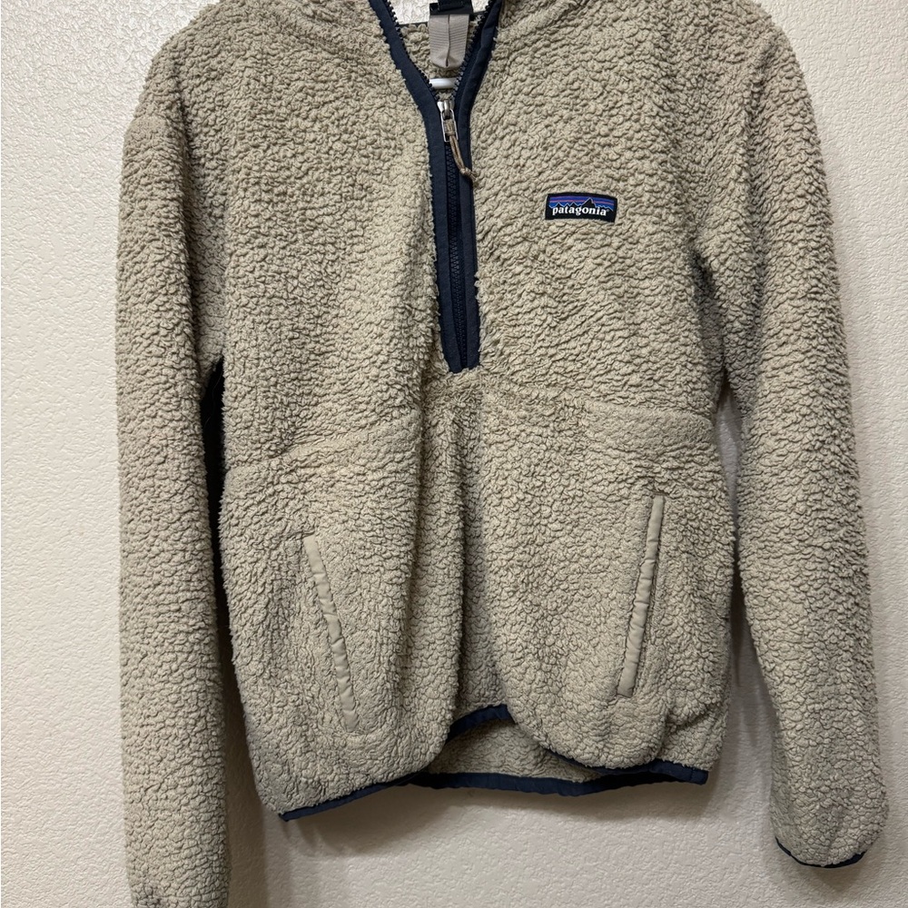 Patagonia Tan Fleece Pullover